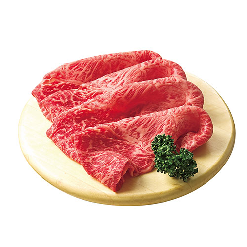 国産黒毛和牛肩ロースうす切り