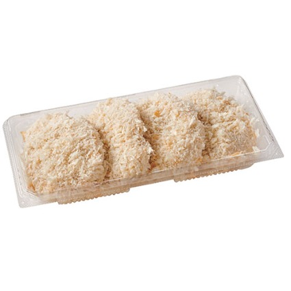 フライパンで揚げ焼きするメンチかつ