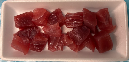 一本釣りきはだまぐろ角切（生食用・解凍）