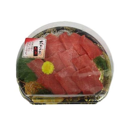 本まぐろ赤身重ね盛（生食用・養殖・解凍）