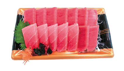 本まぐろ中トロと赤身の切落し（生食用・養殖・解凍）