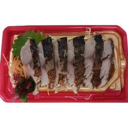 炭焼さばタタキ造り（藻塩） 