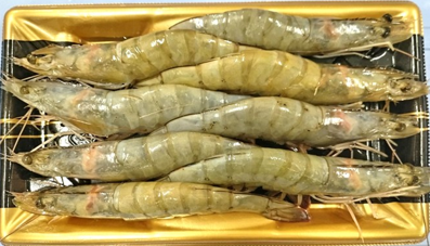 有頭バナメイえび（旨王）大（養殖・解凍）