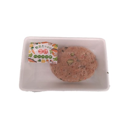 野菜たっぷり鮭ハンバーグ 