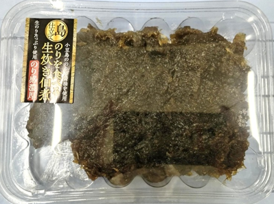 のりを食べる生炊き佃煮