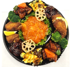 中華4種と手羽先の盛合せ