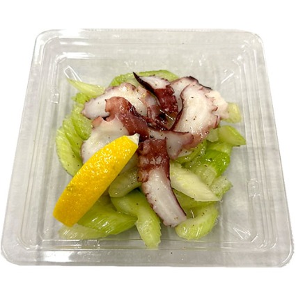 セロリ楽しむたこマリネ