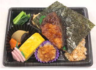 長崎県産天然ぶり揚煮のり弁当