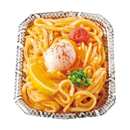 鉄板焼明太クリームうどん