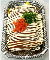 鉄板オム焼そば