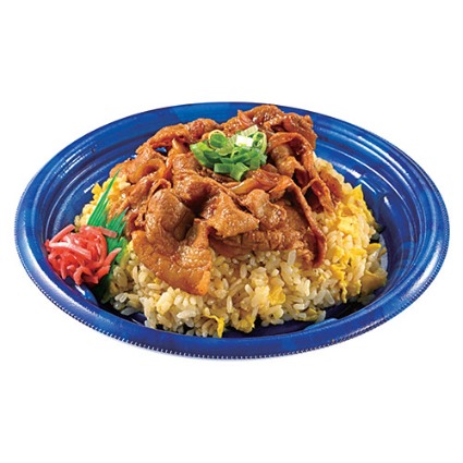 香ばしにんにく豚肉炒飯