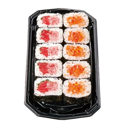 具凄！鮪＆サーモン太巻（１０切） 