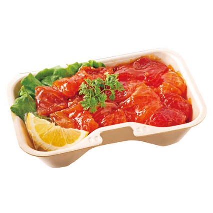 生サーモンとまぐろのポキ丼 