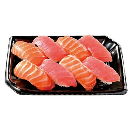 生サーモン＆鮪握り８貫