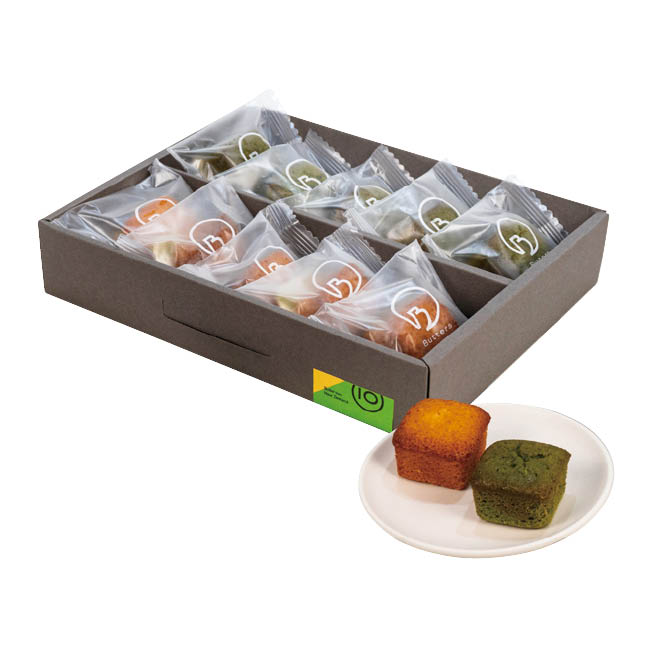 ［父の日］バターミルクケーキ　プレーン&抹茶　10個入