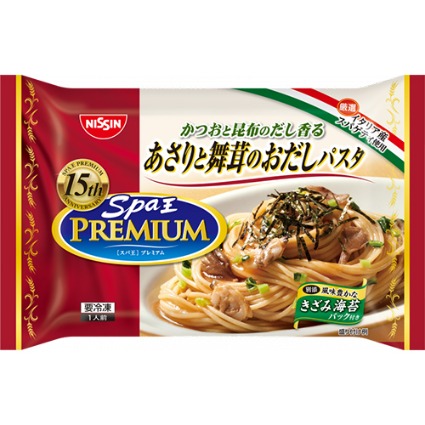 スパ王プレミアム　あさりと舞茸のおだしパスタ 日清食品