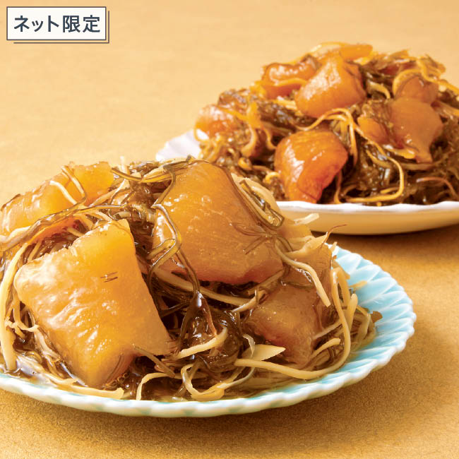 数の子松前漬（黒醤油仕立てと白醤油仕立て）