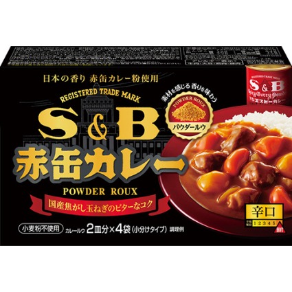 赤缶カレーパウダールウ　辛口 エスビー食品