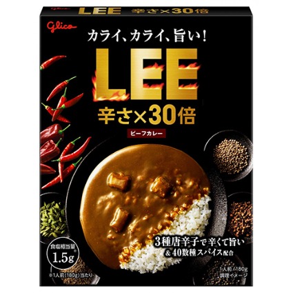 ビーフカレーＬＥＥ　辛さ×３０倍 グリコ
