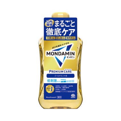 モンダミン　プレミアムケアゴールドミント アース製薬