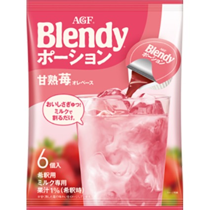 ブレンディ　ポーション　甘熟苺オレベース 味の素ＡＧＦ