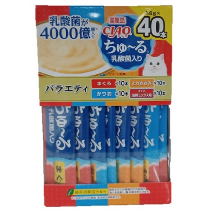 ＣＩＡＯちゅ～る　乳酸菌バラエティ