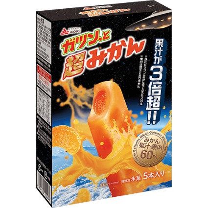 ガツン、と超みかん 赤城乳業