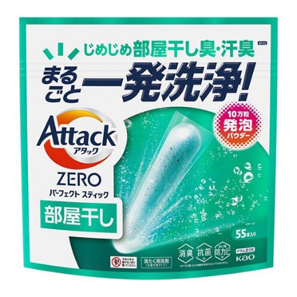 アタックＺＥＲＯスティック部屋干し用５５本入 花王