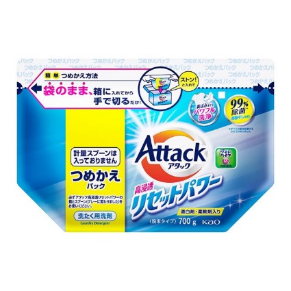 アタック高浸透リセットパワー詰替 花王