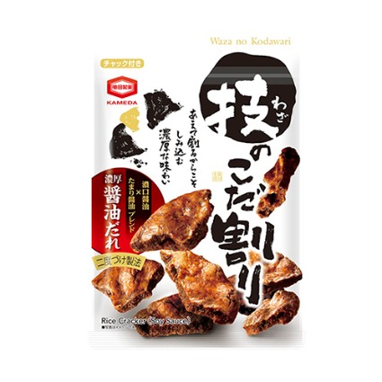 技のこだ割り濃厚醤油 亀田製菓
