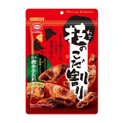 技のこだ割り旨辛唐辛子 亀田製菓