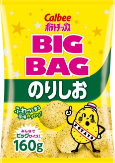 ポテトチップスＢＩＧＢＡＧのりしお味　　　　　　