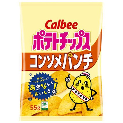 ポテトチップス　コンソメパンチ カルビー