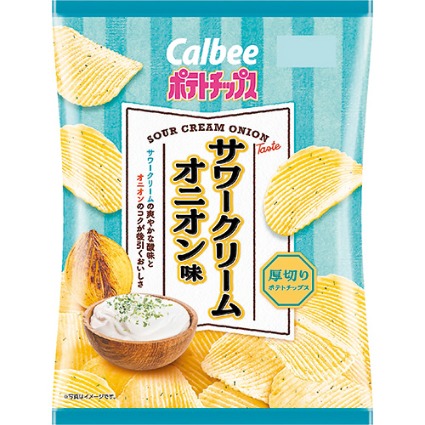 厚切りポテトチップスサワークリームオニオン味 カルビー