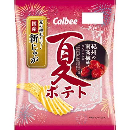 夏ポテト紀州の南高梅味 カルビー