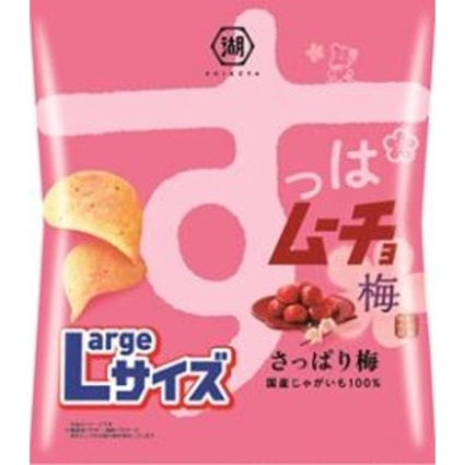 Ｌａｒｇｅサイズすっぱムーチョチップスさっぱり梅 湖池屋