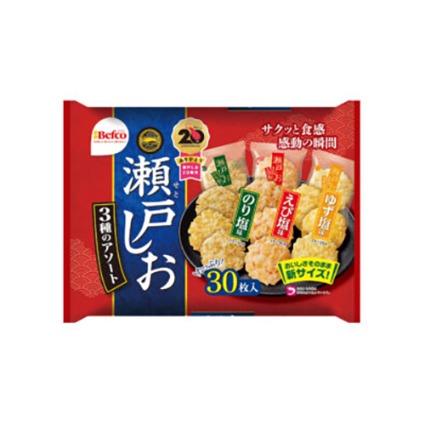 瀬戸しお　３種のアソート 栗山米菓
