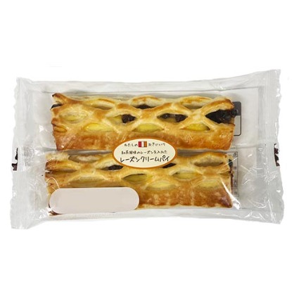 レーズンクリームパイ