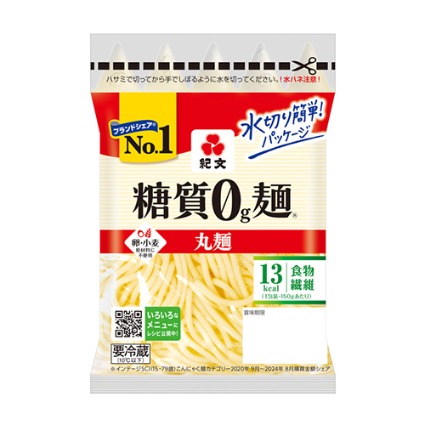 糖質０ｇ麺丸麺 紀文