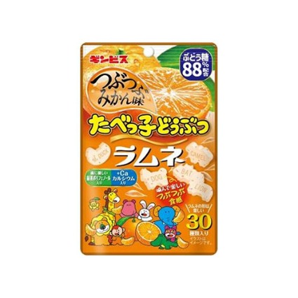 たべっ子どうぶつラムネつぶつぶみかん味 ギンビス