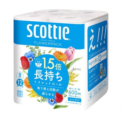 スコッティフラワー１．５倍巻き　シングル　　　　