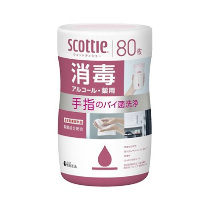 スコッティウェット　消毒アルコール　本体 日本製紙クレシア