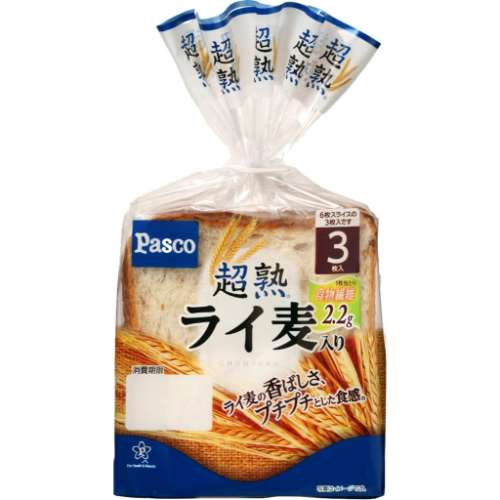 超熟食パン　ライ麦入り パスコ