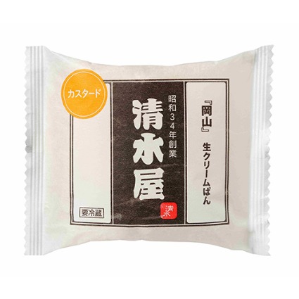 生クリームパン　カスタード 清水屋食品