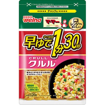 マ・マー　早ゆで１分３０秒クルル　　　　　　　　 日清製粉ウェルナ