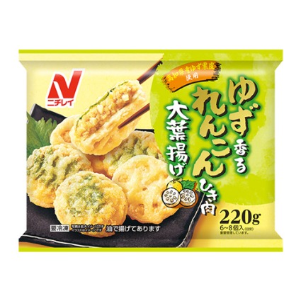 ゆず香る　れんこんひき肉大葉揚げ ニチレイ