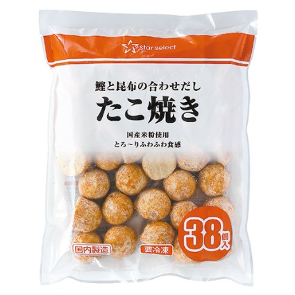 鰹と昆布の合わせだし　たこ焼き スターセレクト