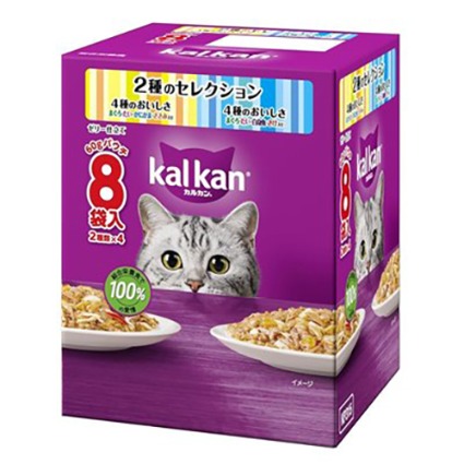 カルカンパウチ２種の　かにかまささみ＆白身魚さけ マースジャパン