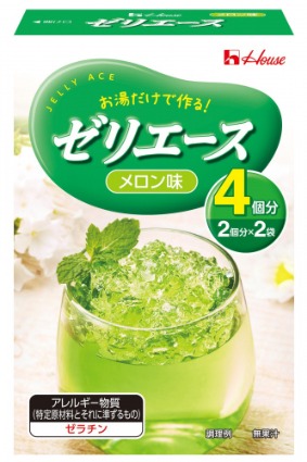 ゼリエースメロン味 ハウス食品