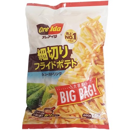 細切りフライドポテトシューストリング